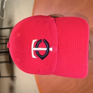 Vtg Twins Enterprise The Franchise MLB Minnesota Twins Embroidered Fitted Hat L